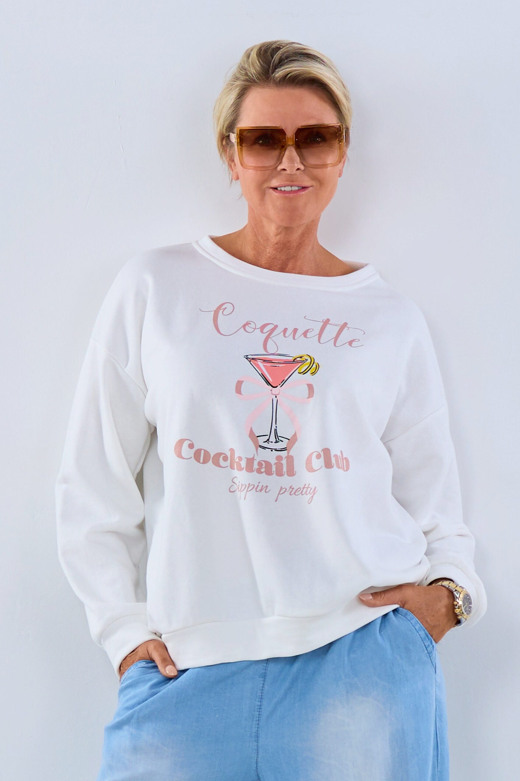 Sweaty Cocktail Club, ecru – Bild 2