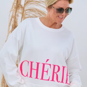 Sweaty CHÉRIE, ecru-pink