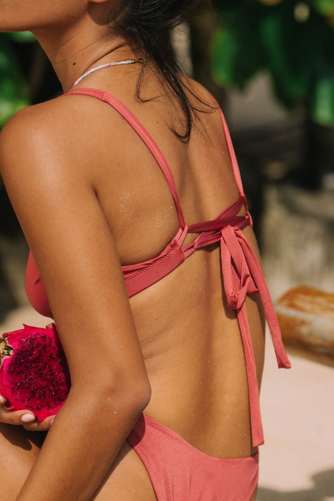 Bikini Hose Mina - Soft Rose Red – Bild 7