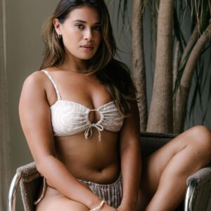 Bikini Oberteil Giulia - Tie Dye Green