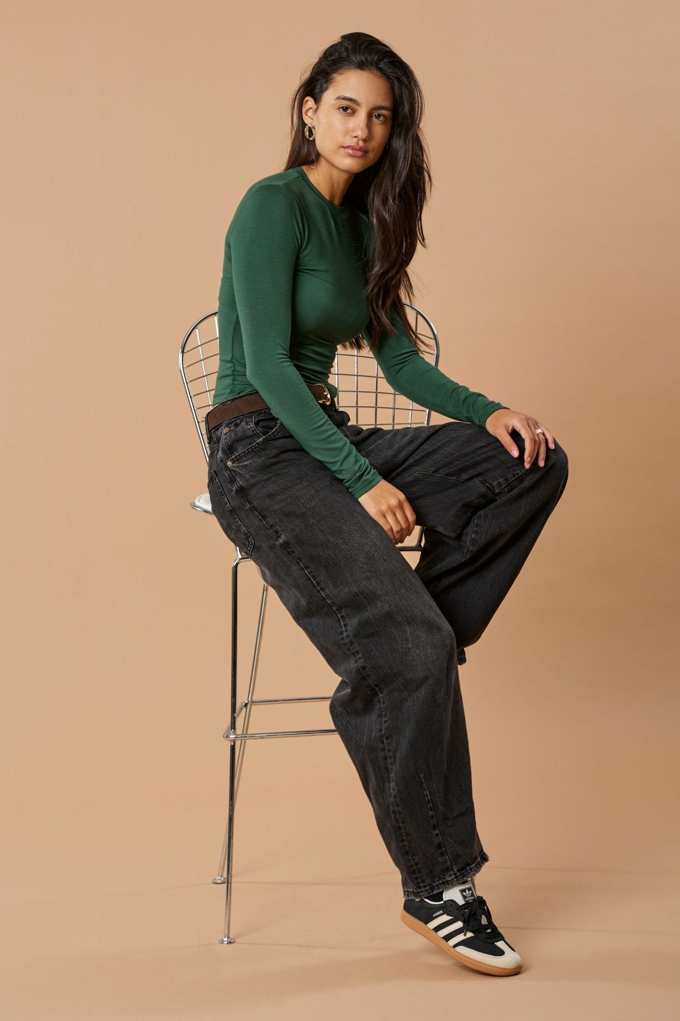 Longsleeve Liv Micromodal - Waldgrün – Bild 4