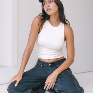 Tank Top Leah Bio-Baumwolle - Off-White