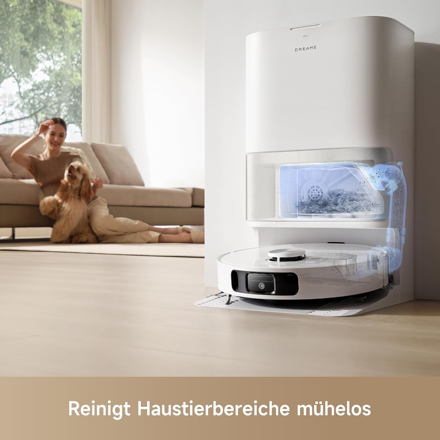 dreame L10s Pro Ultra Heat Roboter Staubsauger mit Automatische Moppreinigung mit heiem Wasser, Moppverlngerung, 7.000 Pa Saugkraft, Doppelte Mopp- und Bodenreinigung, Teppicherkennung – Bild 13
