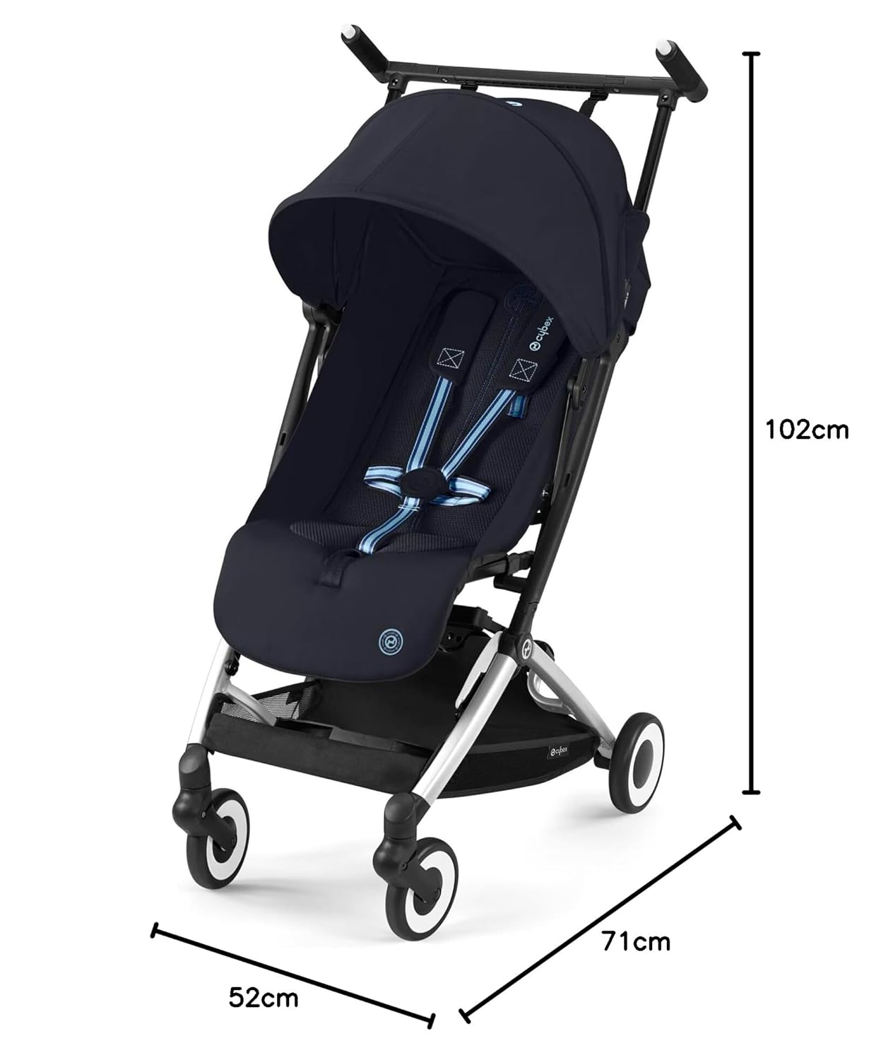 CYBEX Gold Kinderwagen Libelle mit One-Pull Harness, Von ca. 6 Monaten bis ca. 4 Jahre (max. 22 kg), Ultraleicht (nur 6 kg), Almond Beige (Beige mit taupefarbenem Rahmen) – Bild 38