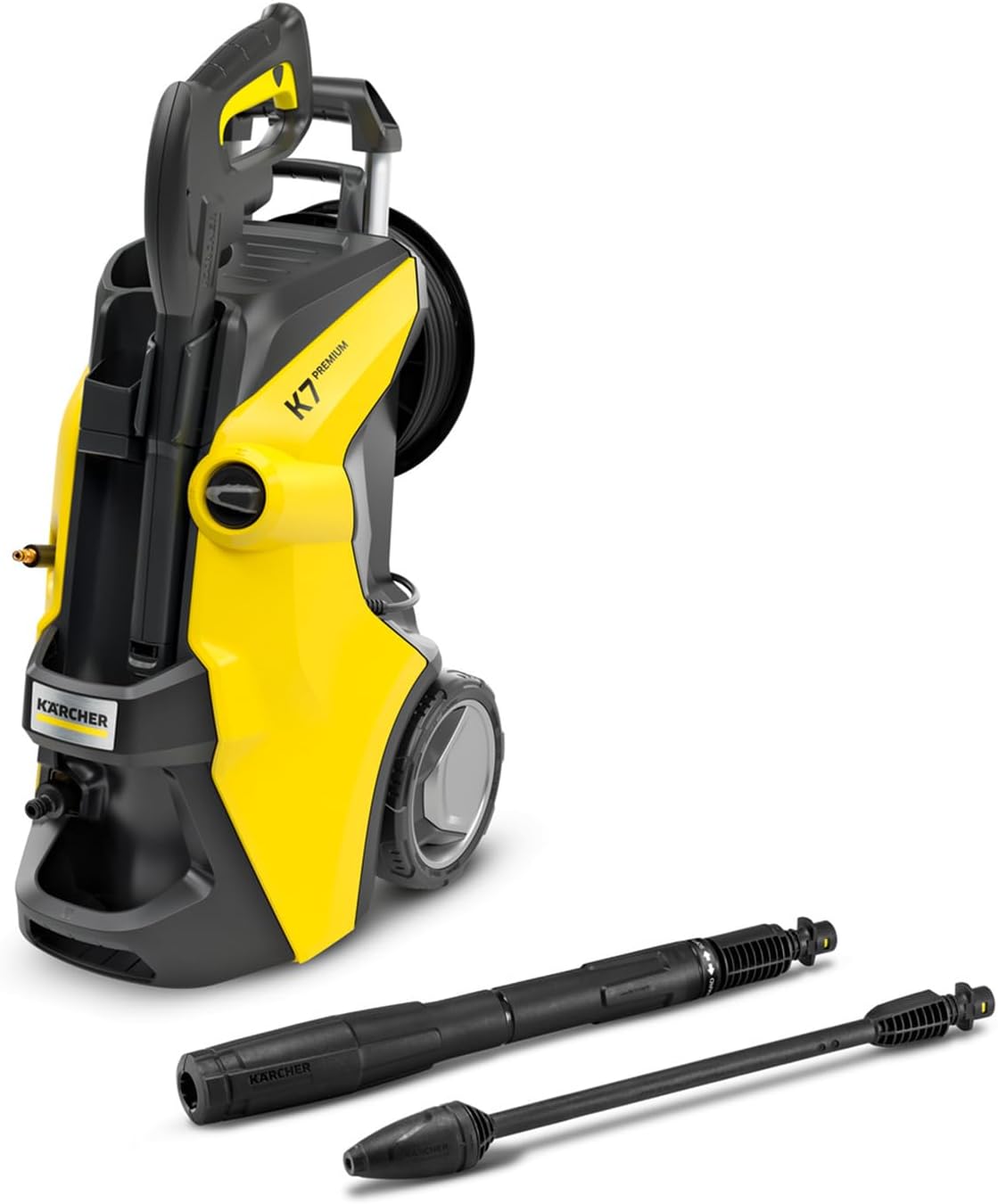 Krcher Hochdruckreiniger K 7 Premium Power Home, Druck: 180 bar, Durchfluss: 600 l/h, Flchenleistung: 60 m/h, Leistung: 3.000 W, Schlauchtrommel, mit Pistole, Dreckfrser, Strahlrohr – Bild 15