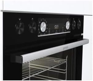 Gorenje Einbauherd-Set Heißluft Inox Set 4 mit Glaskeramik-Kochfeld / 77 Liter / ExtraSteam / GentleClose & Open / EcoClean / AirFry / PizzaMode / PerfectGrill / Teleskopauszüge / Inox-Look – Bild 5