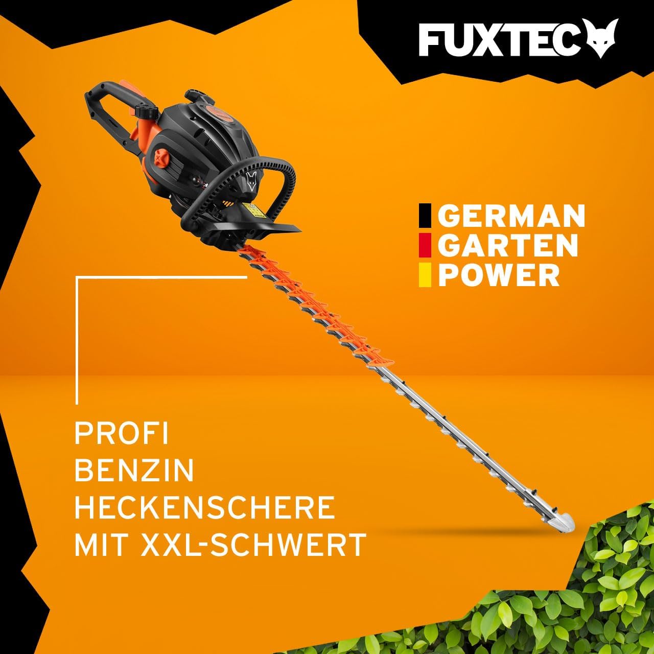 Fuxtec Benzin Heckenschere Profi FX-MHP126 mit XXL-Schwertlänge 800 mm Schwert Freischneider – Bild 3