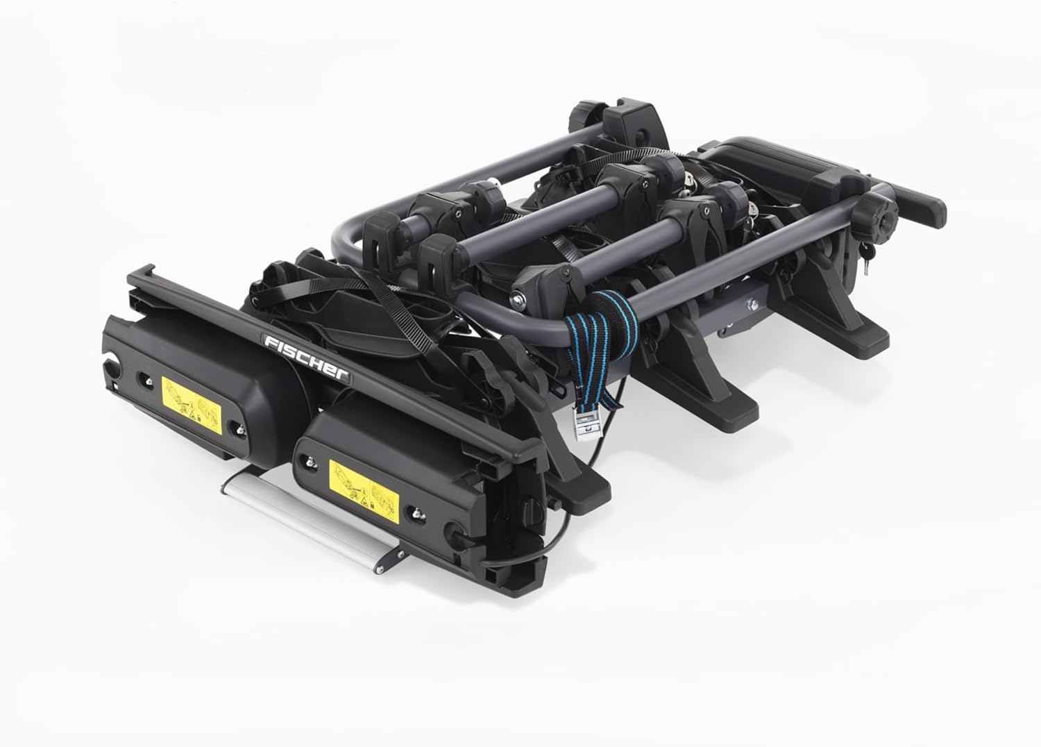 Fischer Kupplungs-Fahrradträger ProlineEvo 2, für 2 Fahrräder bis 60kg Nutzlast, E-Bike geeignet, vormontiert, abschließbar, faltbar – Bild 30