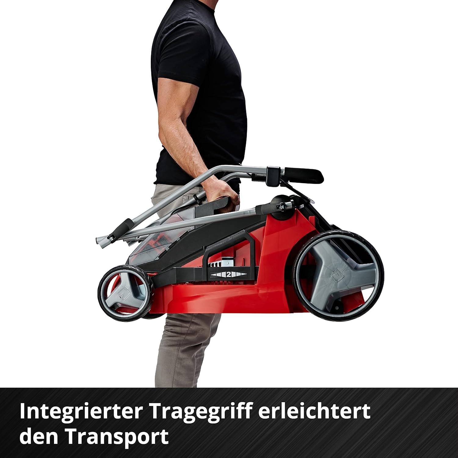 Einhell Akku-Rasenmäher GE-CM 43 Li M Kit Power X-Change (36V, 43 cm Schnittbreite, bis 600 m², Brushless, Mulch-Kit, 63L Fangkorb, 25-75 mm Schnitthöhe, inkl. 2x 4,0Ah + 2x Ladegerät) – Bild 19