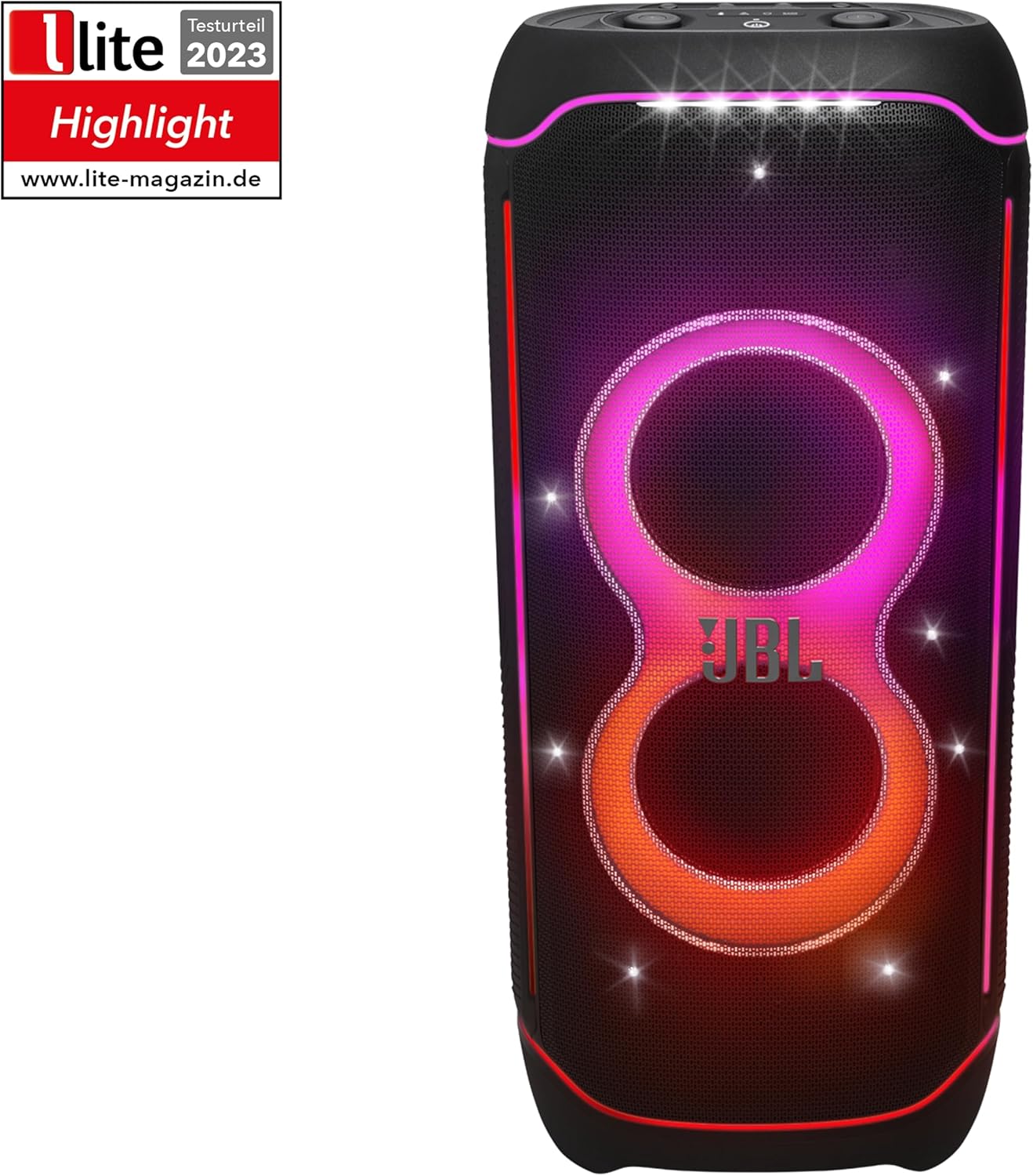 JBL Partybox Stage 120 in Schwarz – Tragbare Bluetooth-Lautsprecher-Box mit JBL Pro Sound, Lichtshow, KI-Sound-Boost und Teleskopgriff – 12 h Laufzeit – Bild 23