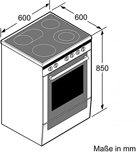 Bosch HKR39C250 Serie 4 Elektro-Standherd, 60 cm breit, EcoClean Direct Reinigungshilfe, 3D Heißluft Backen auf 3 Ebenen, LED-Display-Steuerung, erweiterbare Kochzone für großes Kochgeschirr – Bild 10