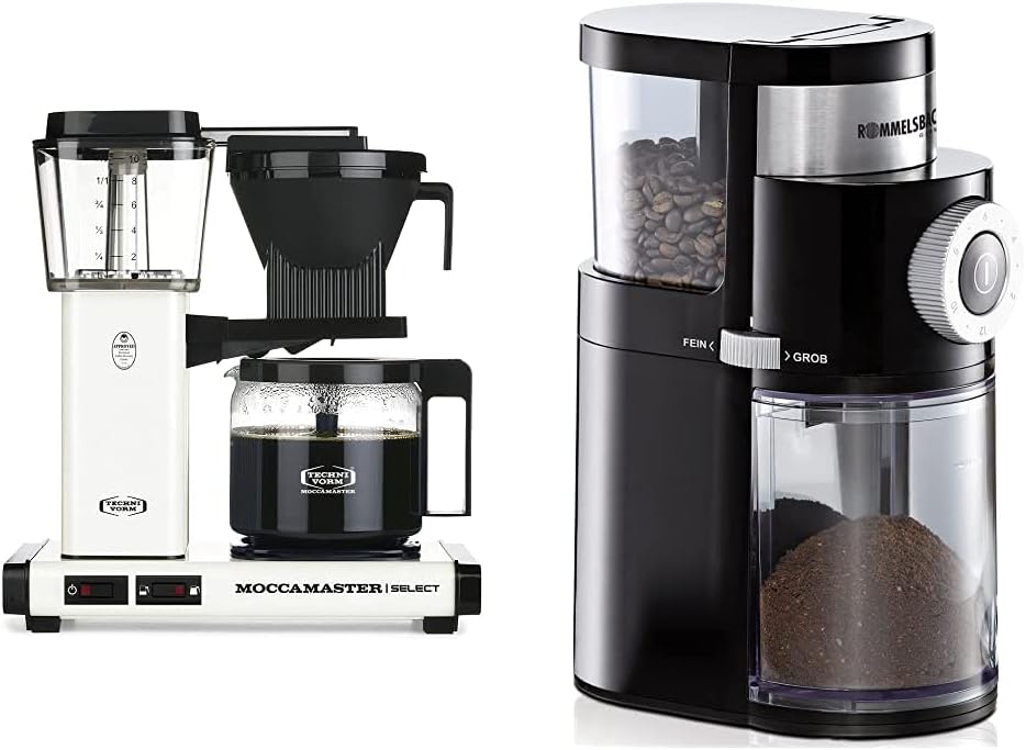 Moccamaster KBG Select, Kaffeemaschine, Retro Kaffeemaschine, Filterkaffee, Off-White, 1.25L – Bild 78