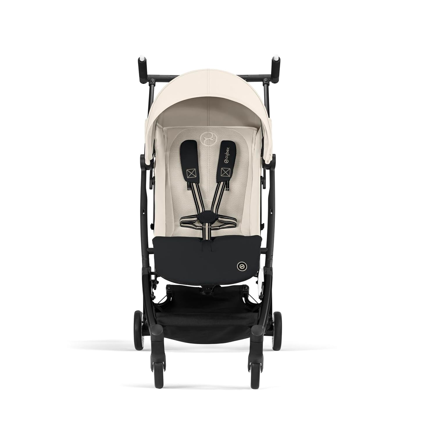 CYBEX Gold Kinderwagen Libelle mit One-Pull Harness, Von ca. 6 Monaten bis ca. 4 Jahre (max. 22 kg), Ultraleicht (nur 6 kg), Almond Beige (Beige mit taupefarbenem Rahmen) – Bild 46