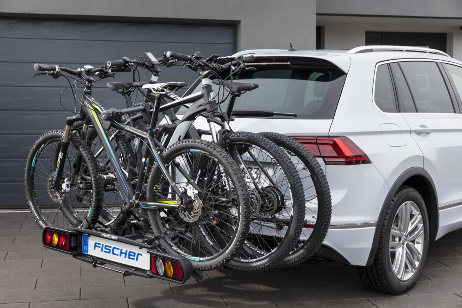 Fischer Kupplungs-Fahrradträger ProlineEvo 2, für 2 Fahrräder bis 60kg Nutzlast, E-Bike geeignet, vormontiert, abschließbar, faltbar – Bild 27