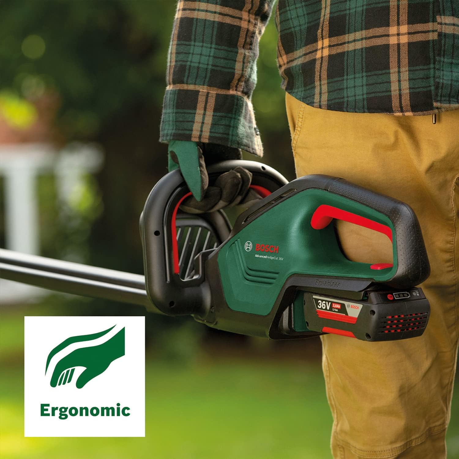 Bosch Akku-Heckenschere AdvancedHedgeCut 36V-65-28 (1x 2,0-Ah-Akku, 36-Volt-System, Messerlnge 65 cm, im Karton) - Testnote: sehr gut (Magazin: selbst ist der Mann) – Bild 6
