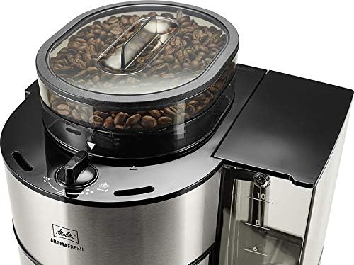 Melitta AromaFresh - Filterkaffeemaschine - mit Glaskanne - integriertes Mahlwerk - Timer Funktion - 10 Tassen - Pure Black – Bild 48