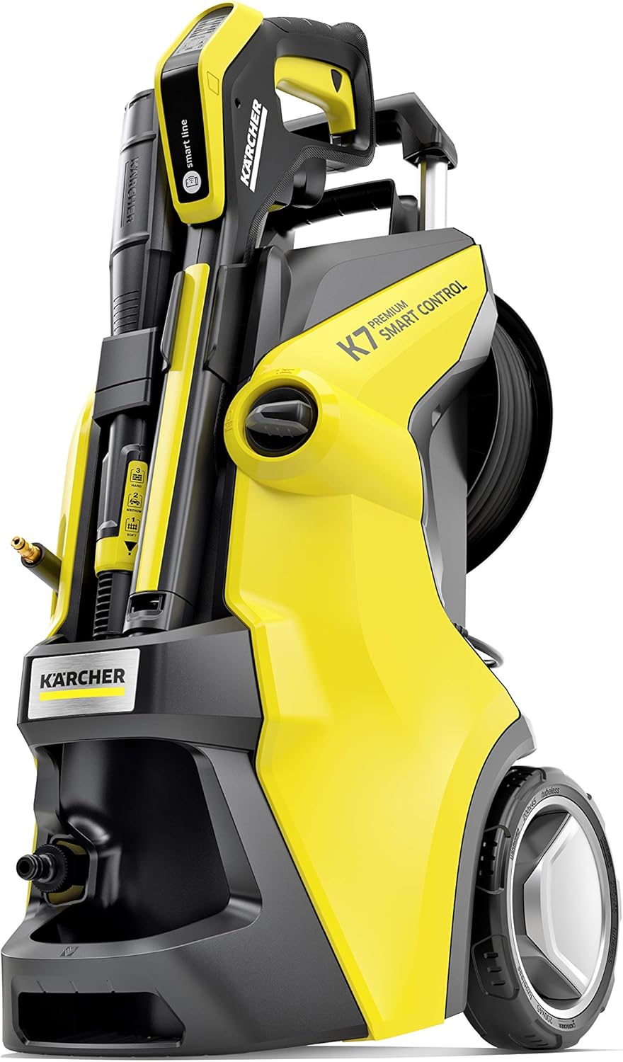 Krcher Hochdruckreiniger K 7 Premium Power Home, Druck: 180 bar, Durchfluss: 600 l/h, Flchenleistung: 60 m/h, Leistung: 3.000 W, Schlauchtrommel, mit Pistole, Dreckfrser, Strahlrohr – Bild 2