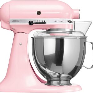 KitchenAid Küchenmaschine I Artisan I Kippbarem Food Processor I Teigknetmaschine mit 5 Zubehör | 2 Schüsseln aus Edelstahl | 4.8 L | Pistaccio