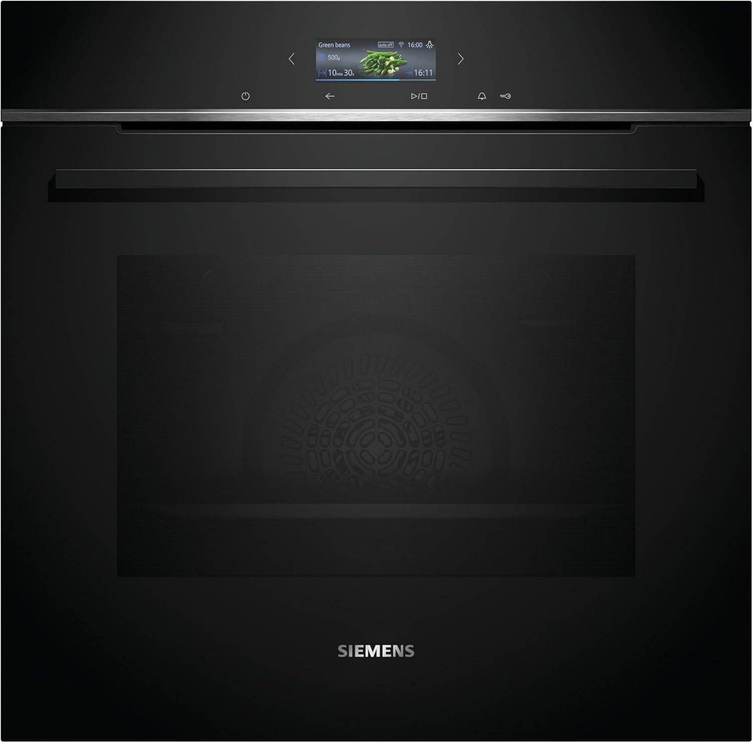 Siemens HB778G3B1,Q700 Smarter Einbau-Backofen, 60 x 60 cm, Made in Germany, Pyrolyse & Hydrolyse Selbstreinigung, Bratenthermometer, Air Fry, Backautomatik, Farbiger Touchscreen, 4D Heißluft, Schwarz – Bild 13