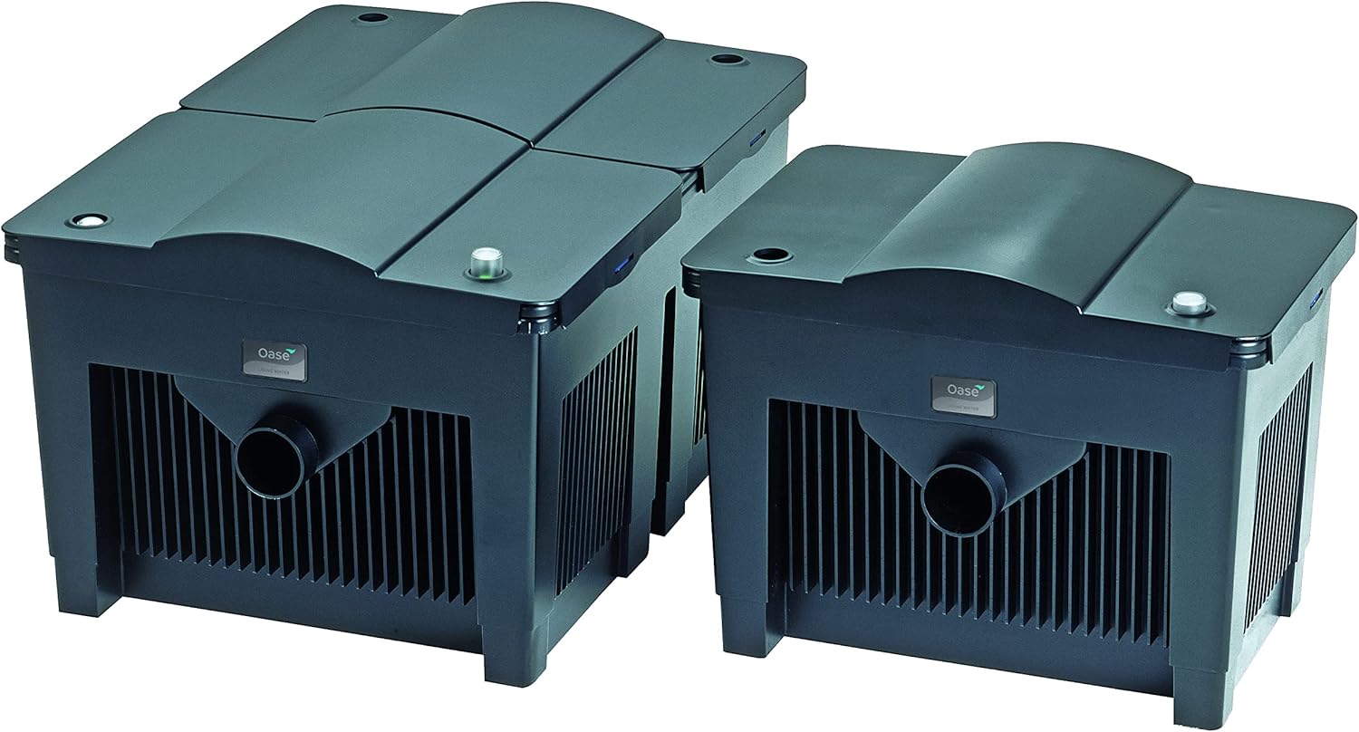 OASE 57377 Durchlauffilter BioSmart UVC 16000 geeignet für Teiche bis 16 m³, Filtersystem, Filterset inkl Filtermaterial und UVC Klärer, Schwarz – Bild 19