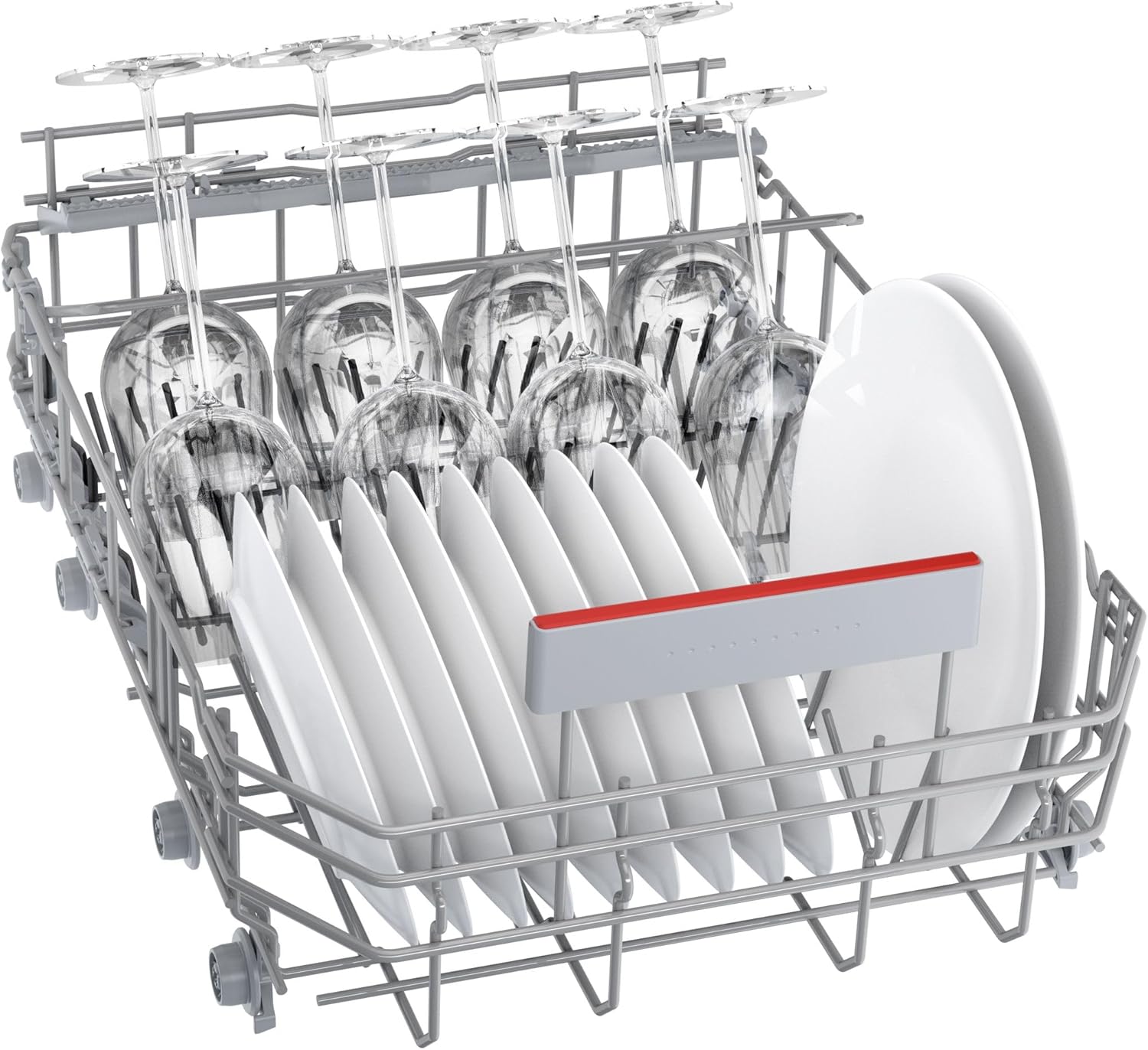 Bosch SPV2IKX10E Serie 2 Smarter Geschirrspüler vollintegriert, 45 cm breit, Besteckkorb, Extra Trocknen auf Knopfdruck, InfoLight roter Lichtpunkt am Boden, AquaStop Schutz gegen Wasserschäden, Weiß – Bild 56