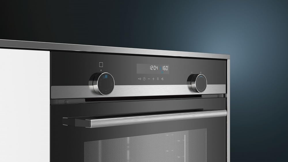 Siemens HB778G3B1,Q700 Smarter Einbau-Backofen, 60 x 60 cm, Made in Germany, Pyrolyse & Hydrolyse Selbstreinigung, Bratenthermometer, Air Fry, Backautomatik, Farbiger Touchscreen, 4D Heißluft, Schwarz – Bild 25
