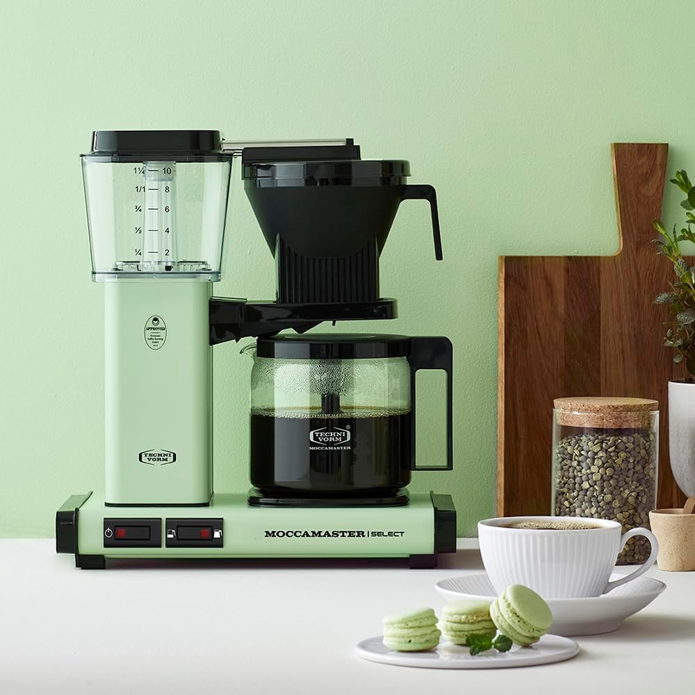 Moccamaster KBG Select, Kaffeemaschine, Retro Kaffeemaschine, Filterkaffee, Off-White, 1.25L – Bild 49