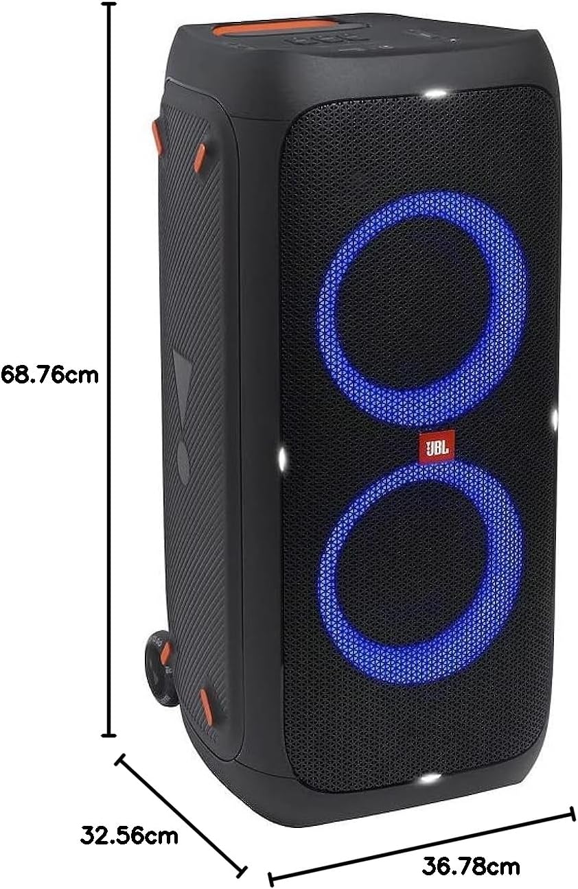 JBL PartyBox 710 - Schwarz – Trag - und rollbarer Bluetooth Party-Lautsprecher mit Lichteffekten – Spritzwassergeschützte, mobile Musikbox – Bild 15