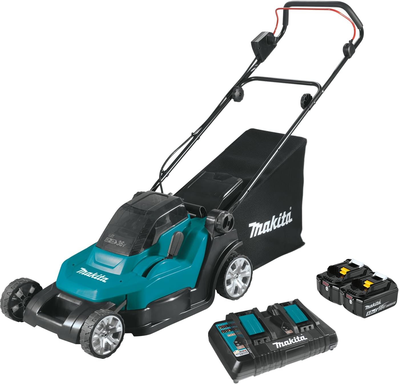 Makita DLM432Z Akku-Rasenmäher 2x18 V (ohne Akku, ohne Ladegerät) – Bild 3
