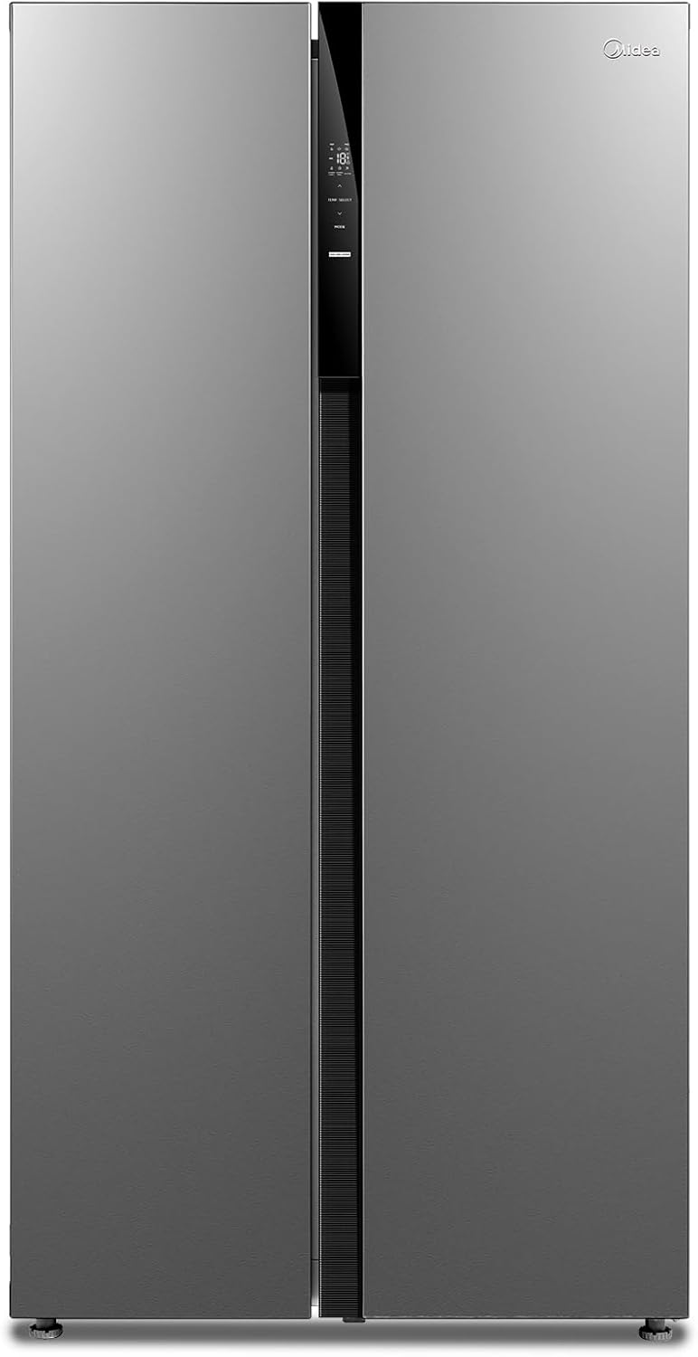 Midea KS-DDX 6.32 WT Side-by-Side Kühl-/Gefrierkombination/ 178,8 cm Hhe/ 254 kWh/Jahr/No Frost/Dual Inverter Compressor/mit 3in1 Wasser-/Eisspender und Wassertank, Dark Inox – Bild 13
