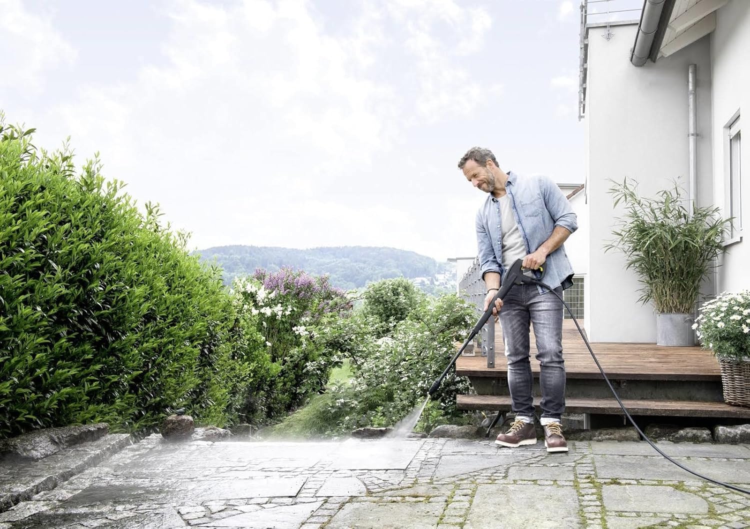 Krcher Hochdruckreiniger K 7 Premium Power Home, Druck: 180 bar, Durchfluss: 600 l/h, Flchenleistung: 60 m/h, Leistung: 3.000 W, Schlauchtrommel, mit Pistole, Dreckfrser, Strahlrohr – Bild 14
