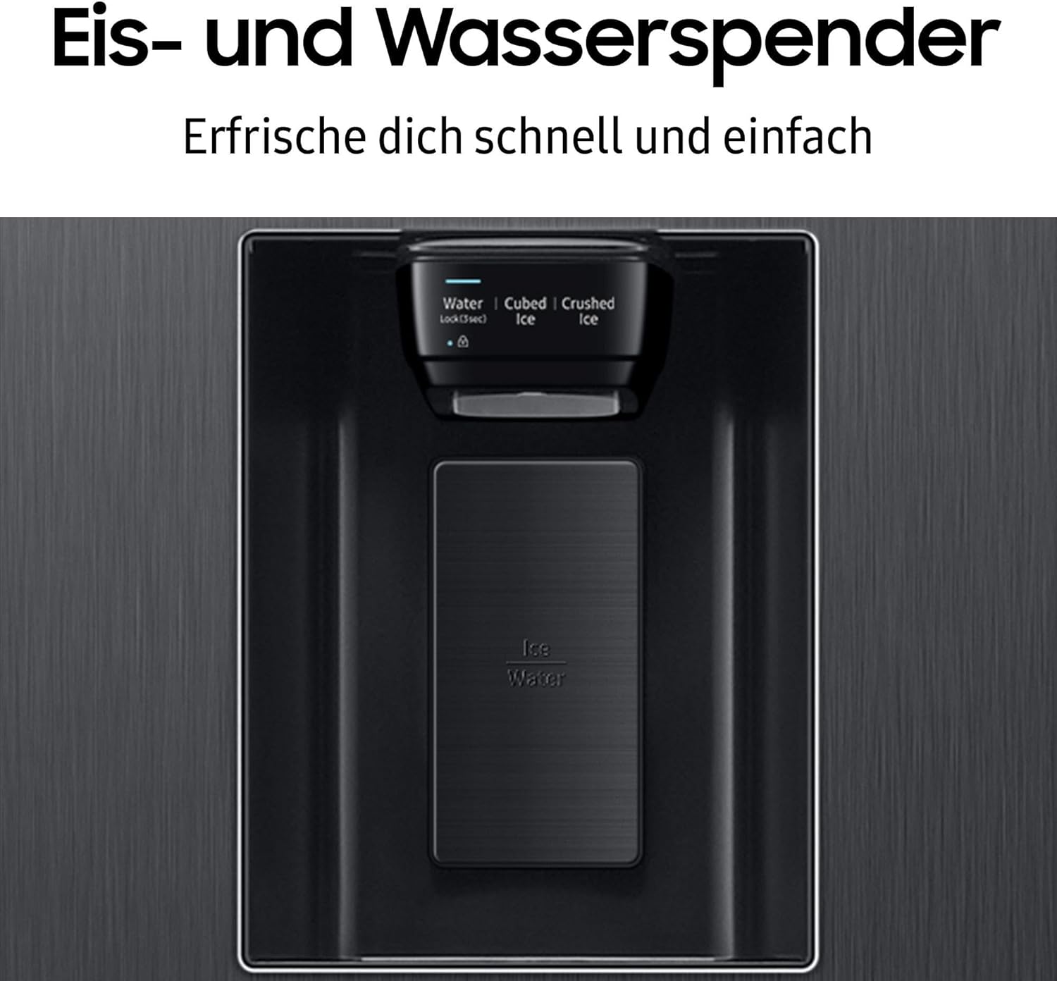 Samsung Side-by-Side-Kühlschrank mit Gefrierfach, 178 cm, 635 l, AI Energy Mode, Wasser- und Eisspender, No Frost+, Premium Black Steel, RS6GA854CB1/EG – Bild 24