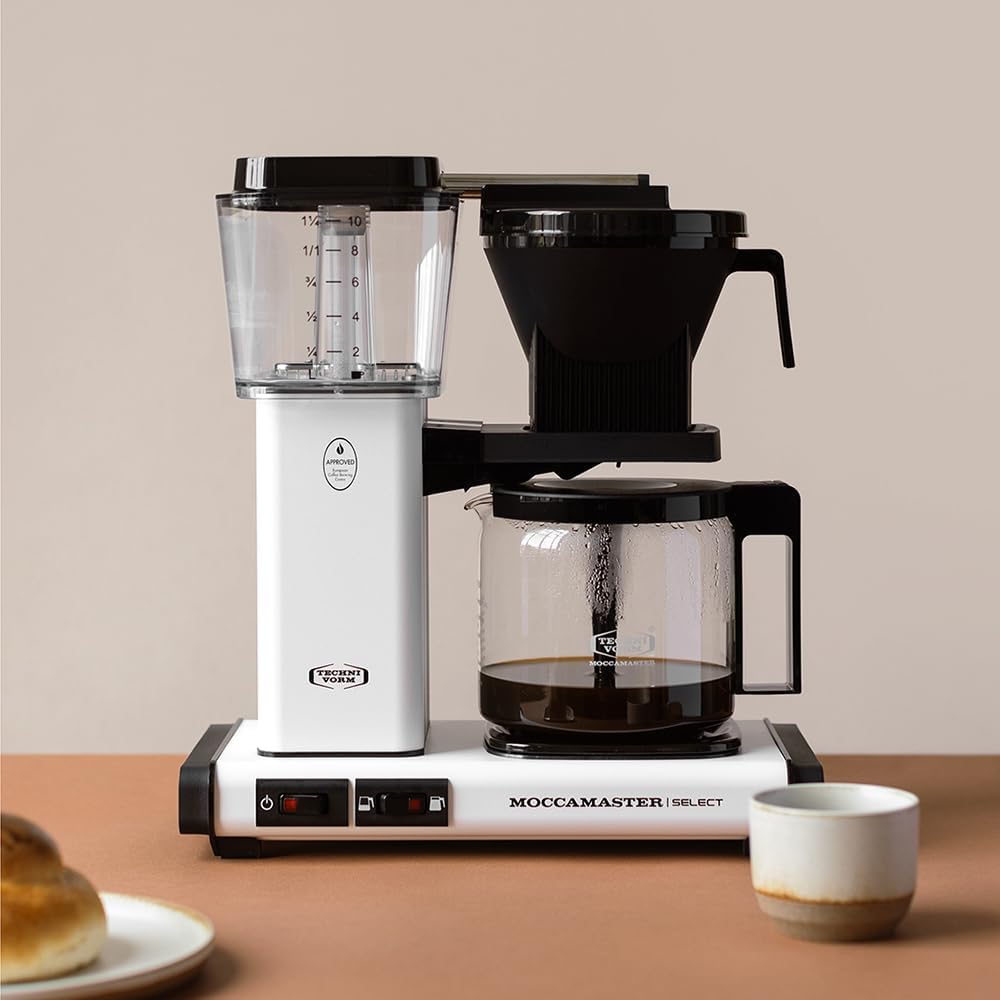 Moccamaster KBG Select, Kaffeemaschine, Retro Kaffeemaschine, Filterkaffee, Off-White, 1.25L – Bild 108