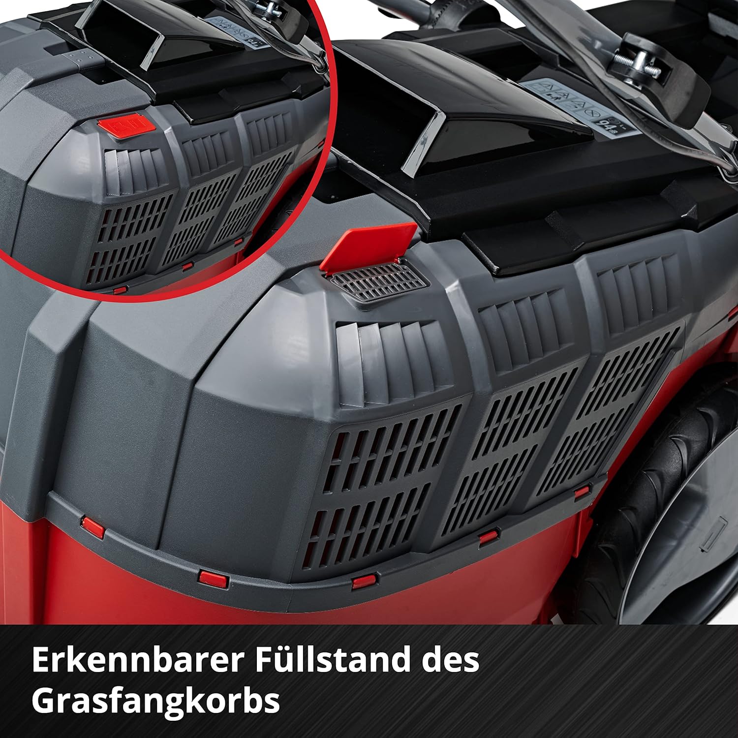 Einhell Akku-Rasenmäher GE-CM 43 Li M Kit Power X-Change (36V, 43 cm Schnittbreite, bis 600 m², Brushless, Mulch-Kit, 63L Fangkorb, 25-75 mm Schnitthöhe, inkl. 2x 4,0Ah + 2x Ladegerät) – Bild 21