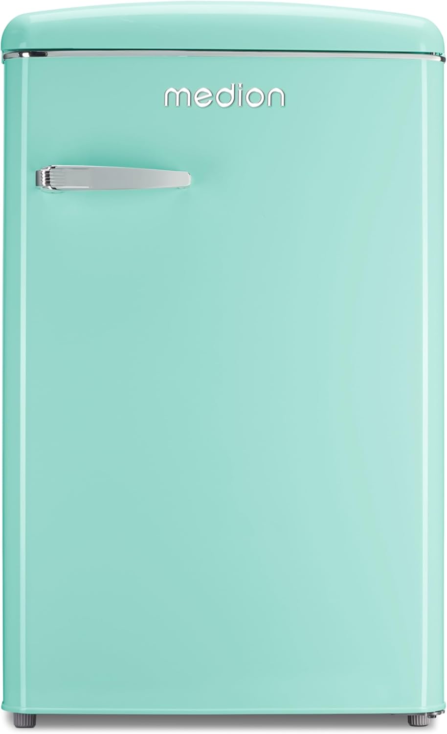 MEDION Retro Kühl-Gefrierkombination (95L Kühlschrank, 13L 4 Sterne Gefrierfach, 108 Liter Nutzinhalt, LED Innenbeleuchtung, Stufenlose Temperaturregelung, MD 37790) rot – Bild 9