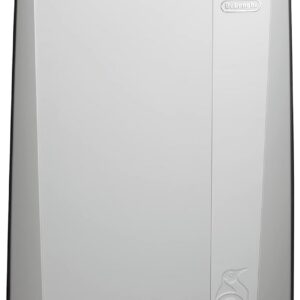 De'Longhi Pinguino PAC EM82, Mobile Klimaanlage für Räume bis zu 80 m³, 9.400 BTU, 2,4 kW, 63 dB, Entfeuchtungsfunktion, Energieklasse A, 24h-Timer, Weiß