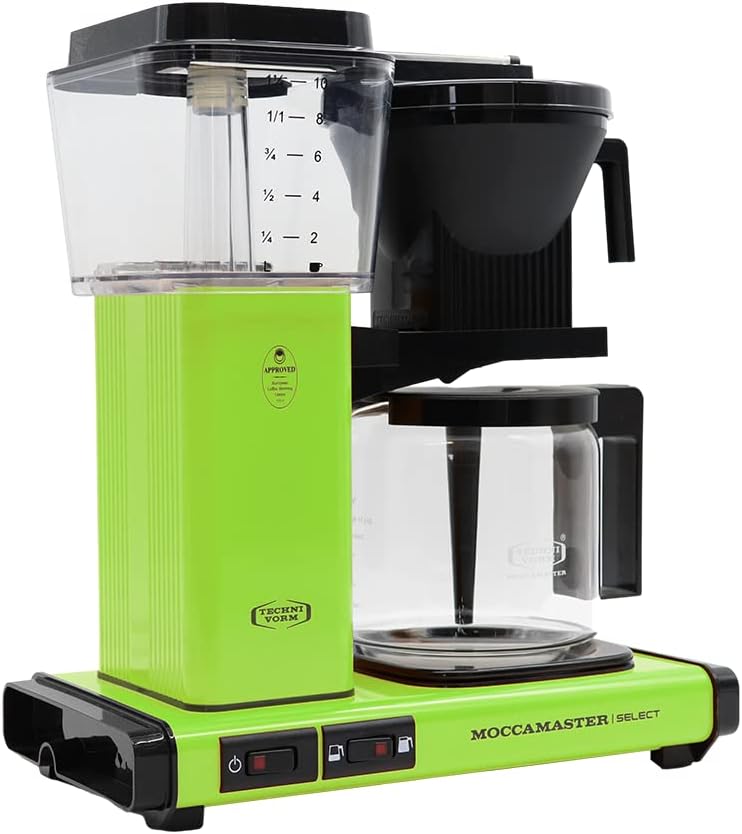Moccamaster KBG Select, Kaffeemaschine, Retro Kaffeemaschine, Filterkaffee, Off-White, 1.25L – Bild 55