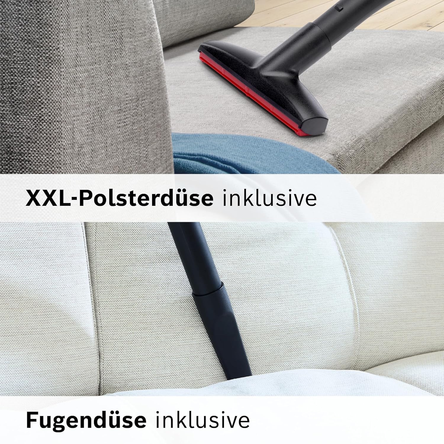 Bosch Staubsauger beutellos Serie 6 BGC41X36, Bodenstaubsauger, ideal für Allergiker, Hygiene-Filter, Bodendüse für Parkett, Teppich, Fliesen, Starke Saugleistung, leise, 700 W, blau – Bild 27