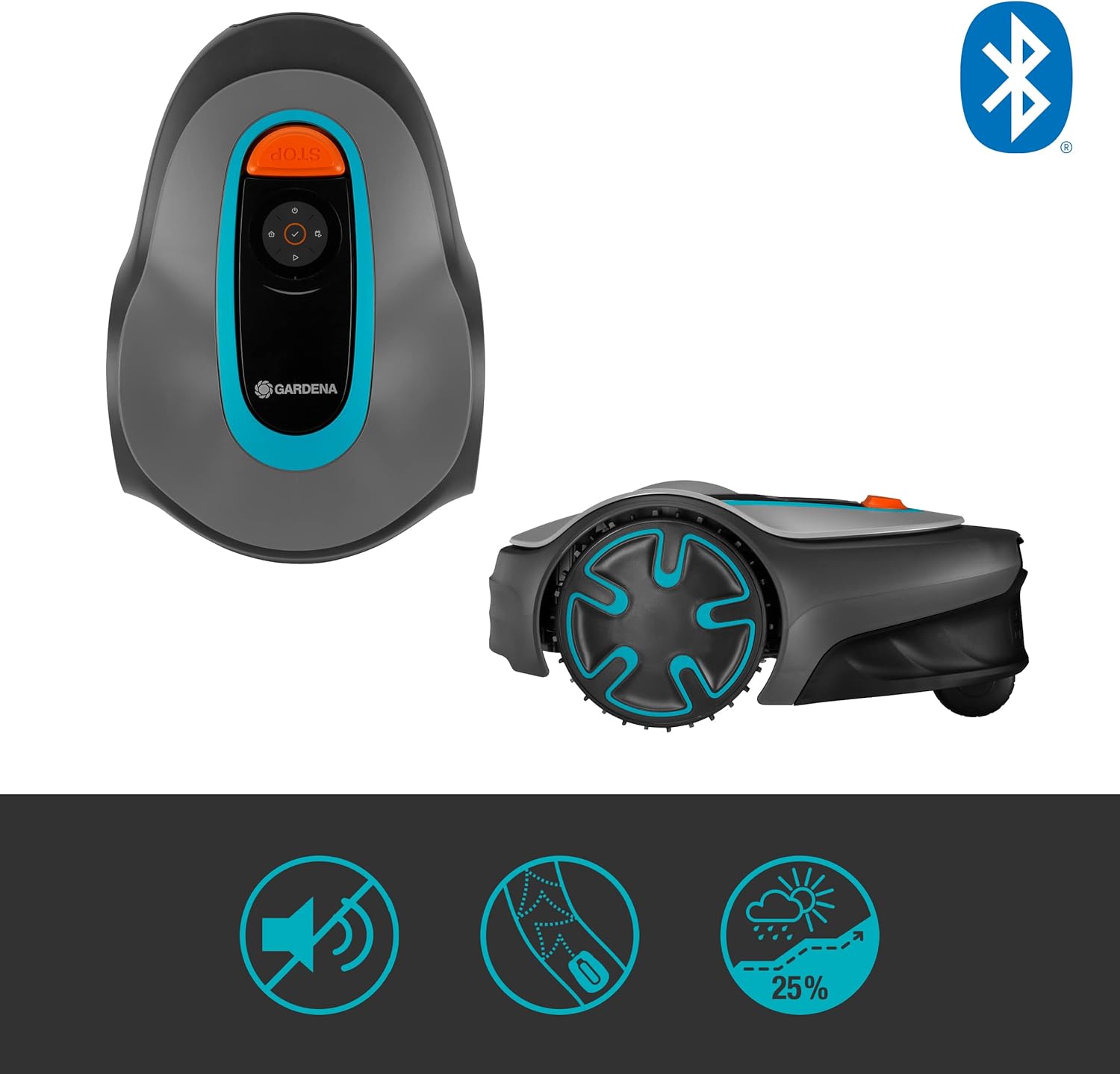 Gardena Mhroboter SILENO minimo 500 m: intelligenter Rasenmher mit optimaler Konnektivitt, mit Gardena Bluetooth App programmierbar, DE-Version (15202-20) – Bild 35