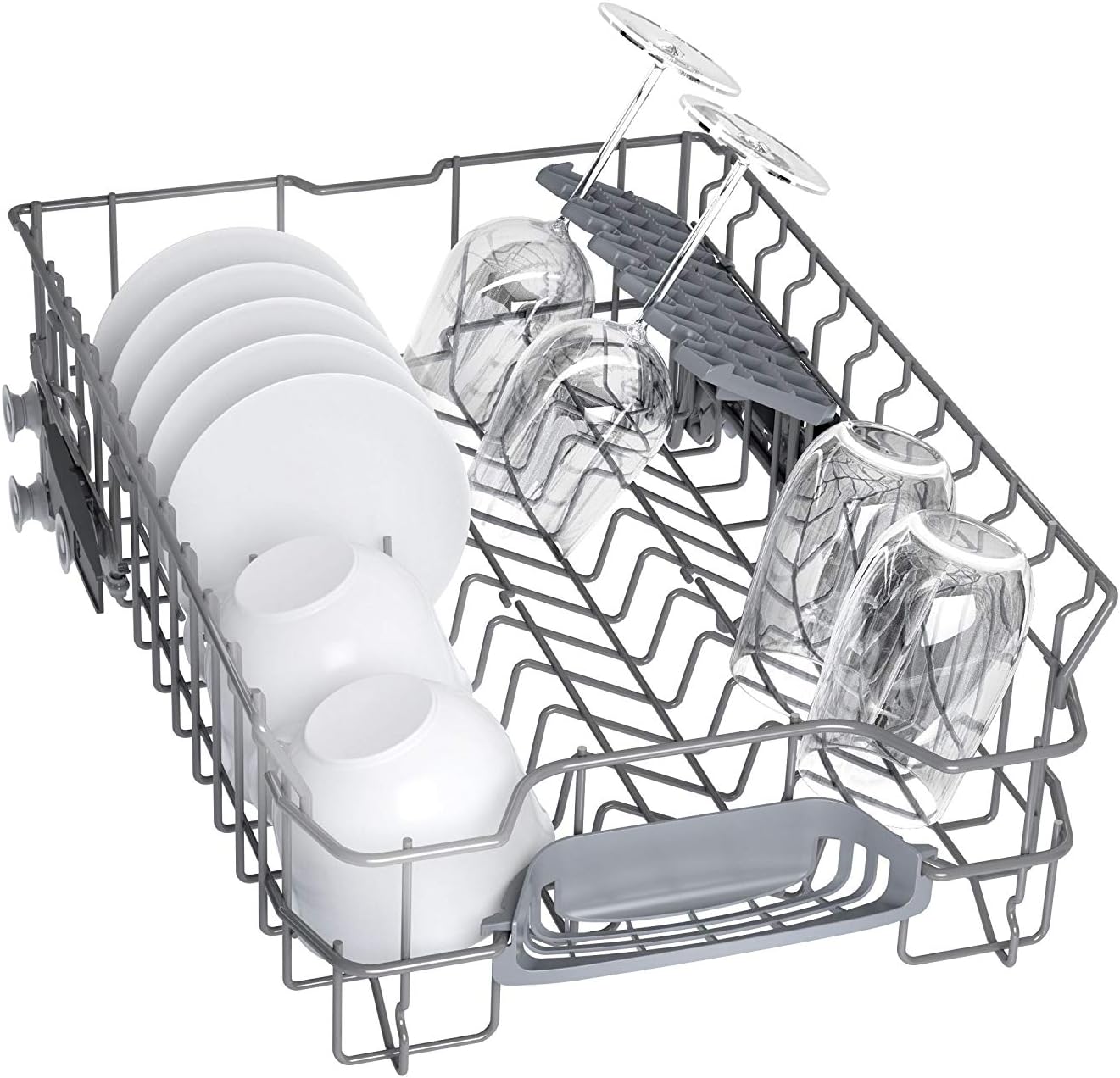 Bosch SPV2IKX10E Serie 2 Smarter Geschirrspüler vollintegriert, 45 cm breit, Besteckkorb, Extra Trocknen auf Knopfdruck, InfoLight roter Lichtpunkt am Boden, AquaStop Schutz gegen Wasserschäden, Weiß – Bild 31