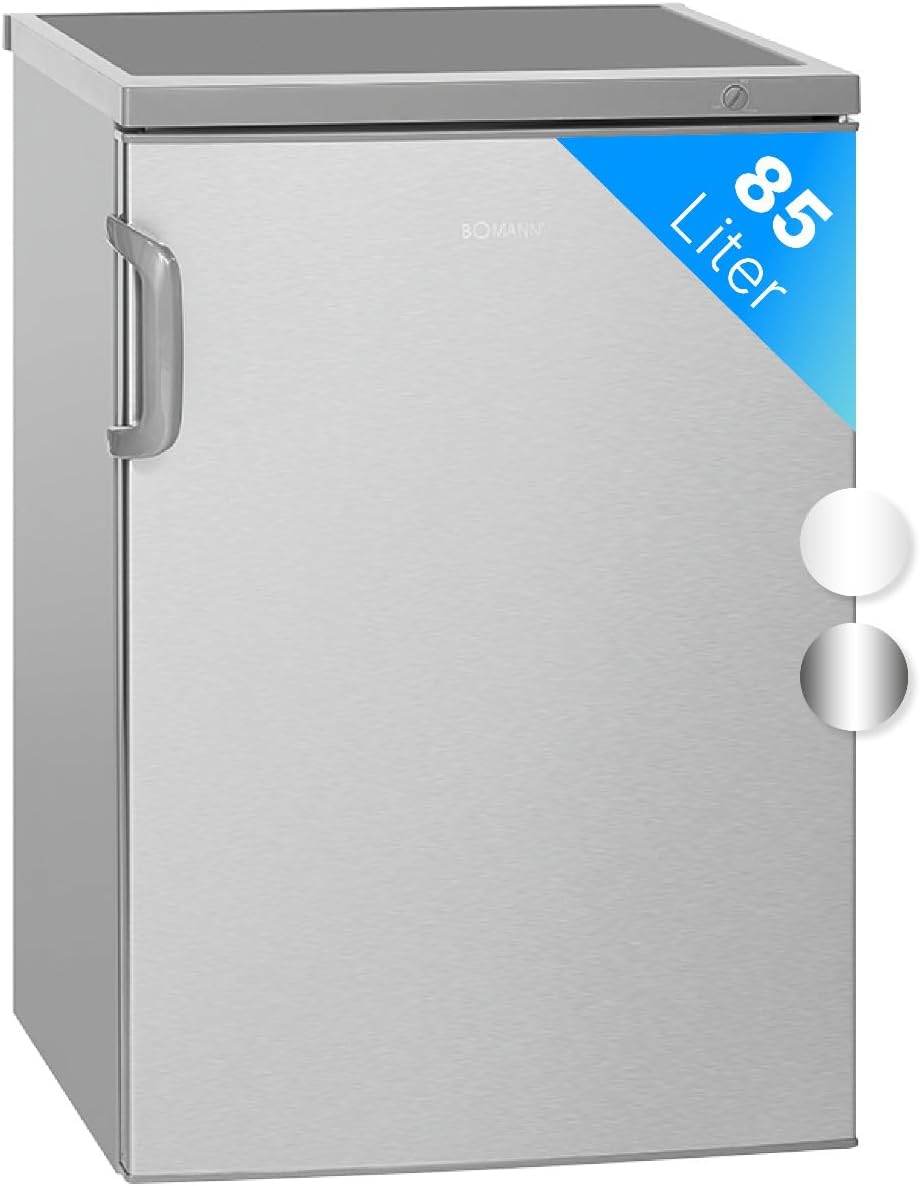 Bomann® Gefrierschrank 87L | Gefrierschrank klein mit Temperaturbereich ≤ -18°C | 3 Schubladen | Tiefkühlschrank mit wechselbarem Türanschlag | Freezer Tiefkühlschrank klein GS 7253 weiß – Bild 4