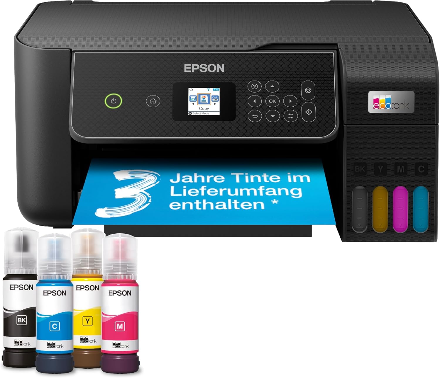 Epson EcoTank ET-2870 A4-Multifunktions-Wi-Fi-Tintentankdrucker, mit einem im Lieferumfang enthaltenen Vorrat an Tinten bis zu 3 Jahren – Bild 10