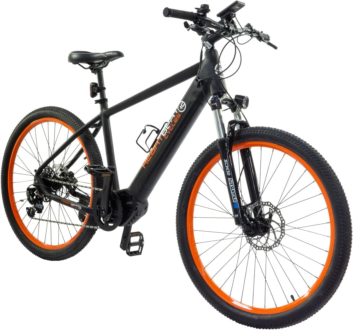 Highphoria Elektrofahrrad Erwachsene, 250W 25 km/h E-Bike mit Batterie, Starker Motor, Kettenschaltung, E-Mountainbike mit Hydraulische Federgabel Pedelec für Damen & Herren – Bild 2