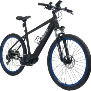 Highphoria Elektrofahrrad Erwachsene, 250W 25 km/h E-Bike mit Batterie, Starker Motor, Kettenschaltung, E-Mountainbike mit Hydraulische Federgabel Pedelec für Damen & Herren