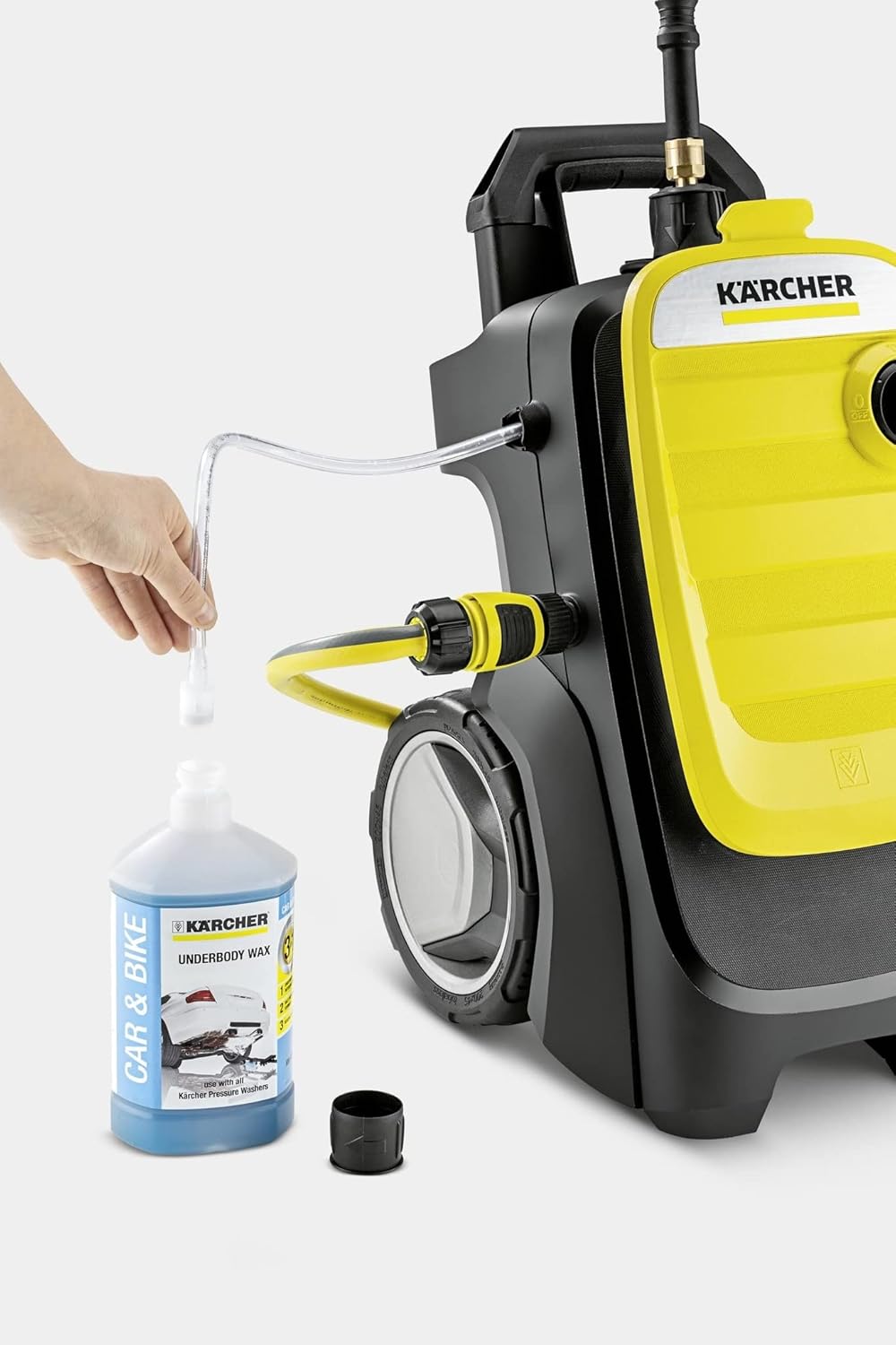 Krcher Hochdruckreiniger K 7 Premium Power Home, Druck: 180 bar, Durchfluss: 600 l/h, Flchenleistung: 60 m/h, Leistung: 3.000 W, Schlauchtrommel, mit Pistole, Dreckfrser, Strahlrohr – Bild 12