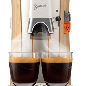 Philips Senseo Select CSA240/20 Kaffeepadmaschine (Kaffeestrkewahl Plus, Memo-Funktion, aus recyceltem Plastik), Schwarz Eco