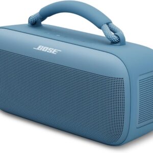 Bose Tragbarer SoundLink Max Lautsprecher, großer, wasserdichter Bluetooth-Lautsprecher, bis zu 20 Stunden Akkulaufzeit, USB-C, integrierter 3,5 mm AUX-Eingang, Schwarz