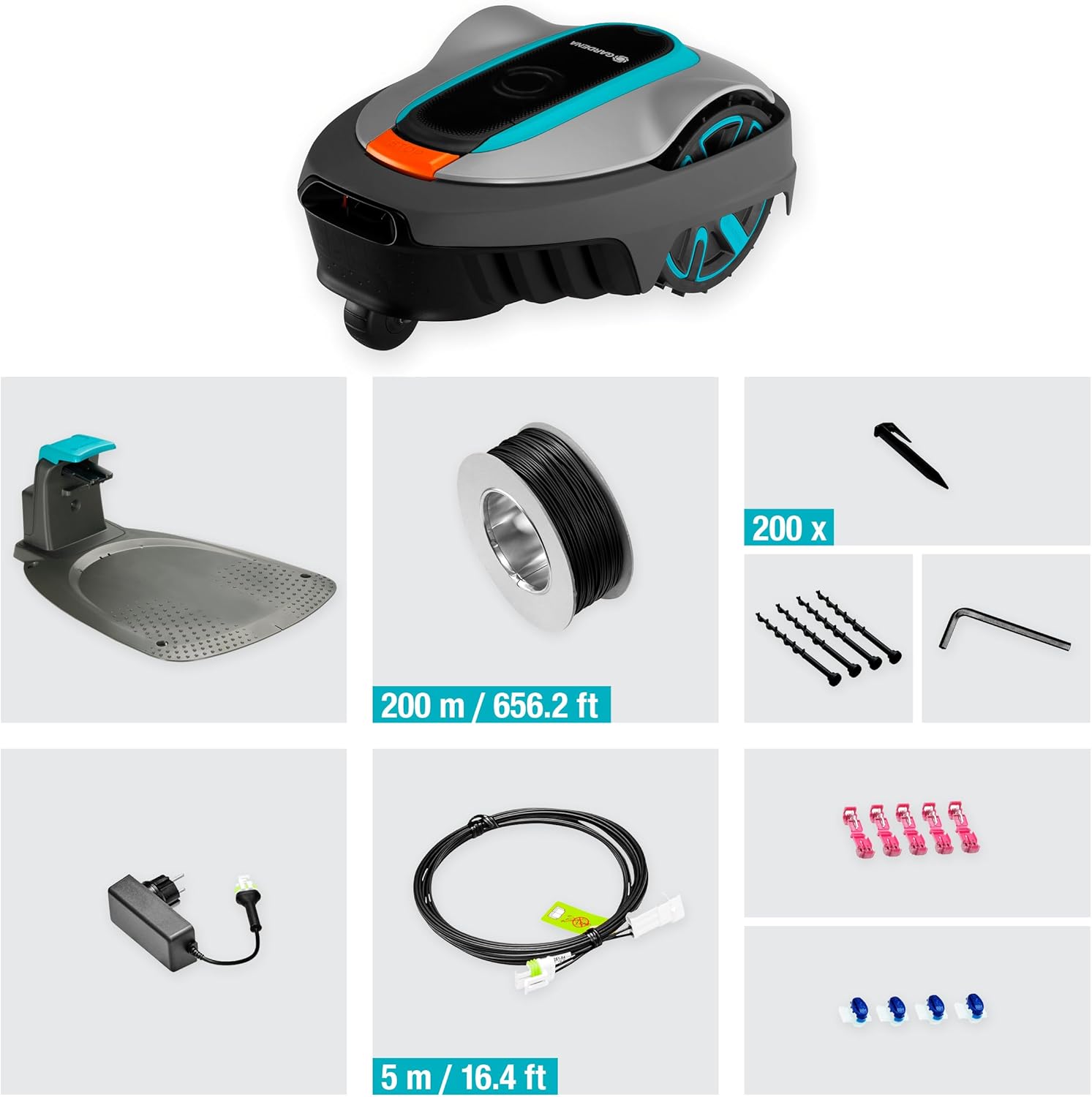 Gardena Mhroboter SILENO minimo 500 m: intelligenter Rasenmher mit optimaler Konnektivitt, mit Gardena Bluetooth App programmierbar, DE-Version (15202-20) – Bild 16