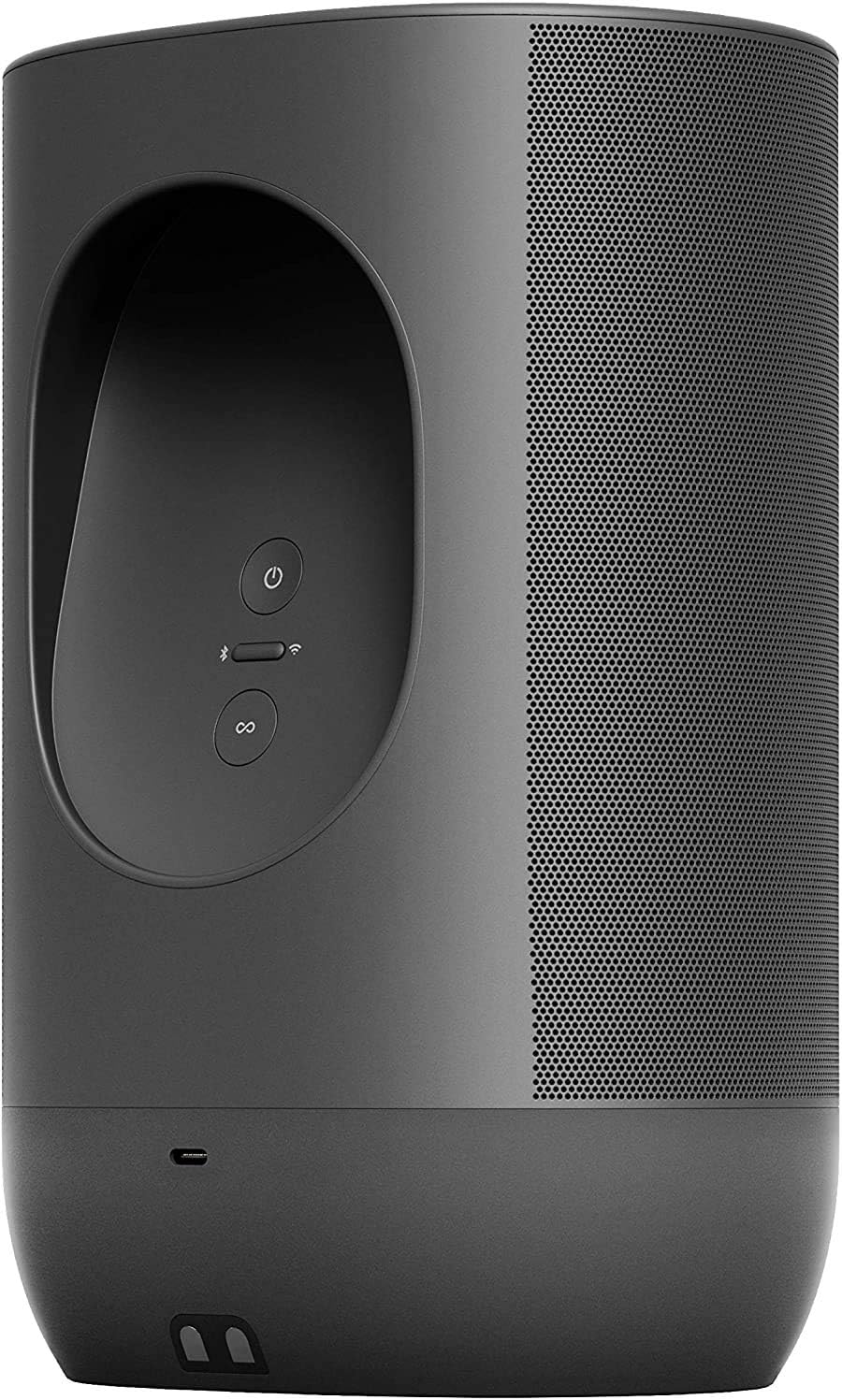 Sonos Move Smart Speaker (Wasserfester WLAN und Bluetooth Lautsprecher mit Alexa Sprachsteuerung, Google Assistant und AirPlay 2 – Kabellose Outdoor Musikbox mit Akku für Musikstreaming) schwarz – Bild 5