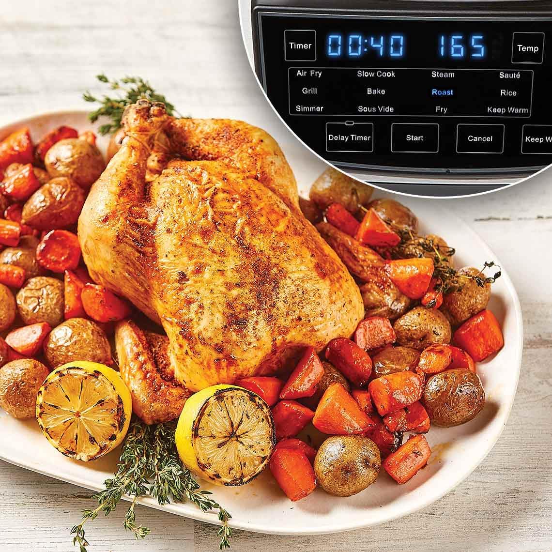PowerXL MultiCooker - 12 in 1 Multikocher mit Warmhaltefunktion - Heißluftfritteuse, Backofen, Bratpfanne, Reiskocher uvm. - 5,7 Liter Fassungsvermögen - 12 Kochprogramme - Airfryer - Kaloriensparend – Bild 16